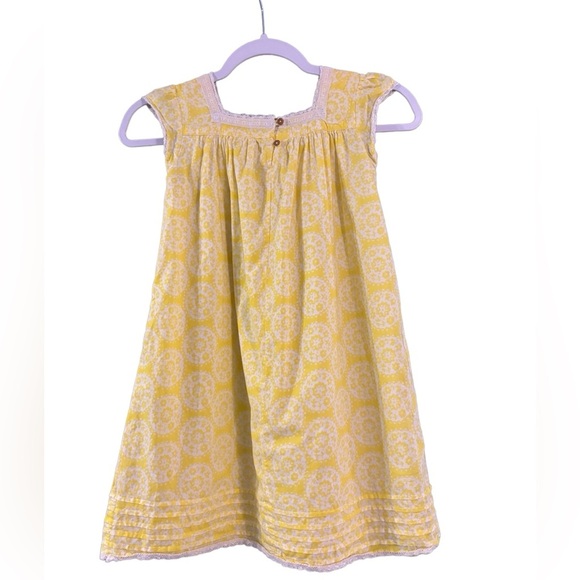 Mini Boden Yellow Floral Dress. Size 7-8 Years. - Picture 2 of 6